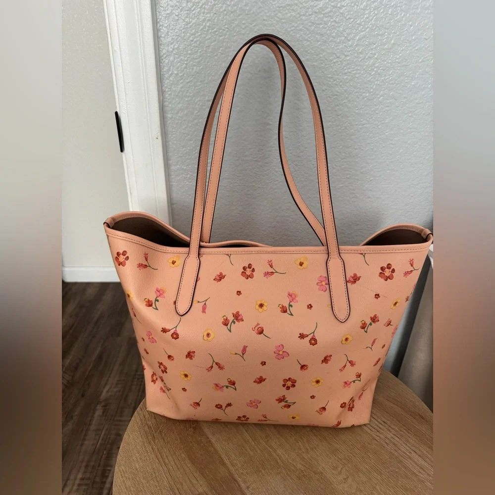 Coach Mystical Floral Print City Tote - Picture 2 of 10